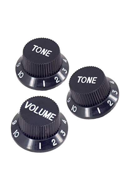 Choice3 C 3Pcs/set Guitars Strat Knob 1-Volume 2-Tone Control Knobs For ST SQ...