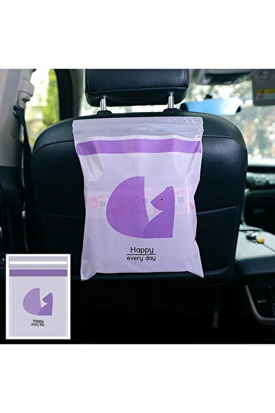 Choice3 15pcs purple Car Trash Bag15/2 Pcs Disposable Garbage Waterproof Car ...