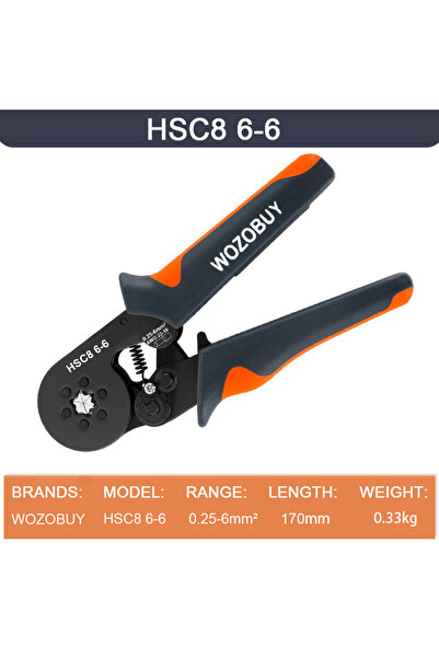 Choice3 HSC8 6-6 Crimper Cable Cutter Adjustable Automatic Wire Stripper Mult...