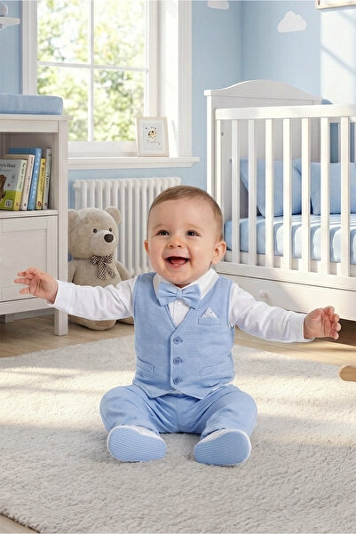 Babymod 5-Piece Baby Boy Mevlüt Set with Booties