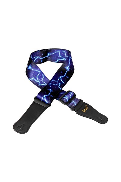 Choice10 حزام جيتار PJ0012-3 قابل للتعديل، مصنوع من قطن الخالص، متعدد الألوان...