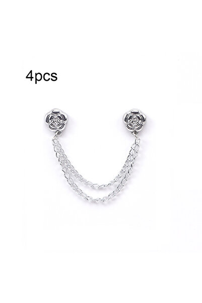 choice2 4pcs Silver 4/6Pcs Magnetic Chain Buckle - Adjustable Clothing Entrap...
