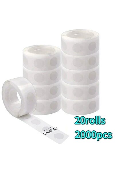 choice2 2000pcs 100-2000pcs Double-sided Adhesive Dots Transparent Removable ...