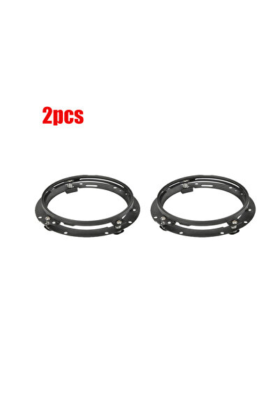 Choice6 black bracket 2pcs 7 Inch Round LED Headlight For Jeep Wrangler JK TJ...