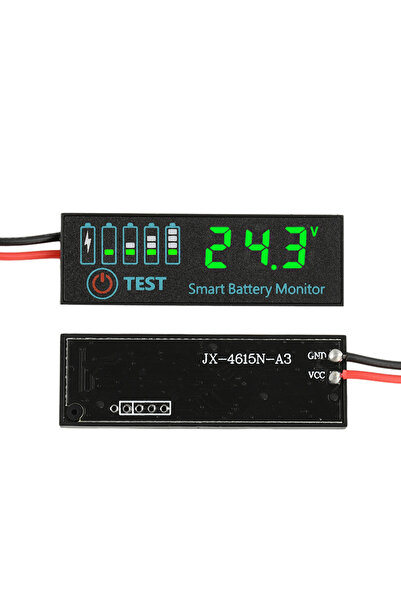Choice17 قطعة واحدة من مقياس سعة البطارية G Pro 7-55V DC لعرض الجهد الكهربائي...
