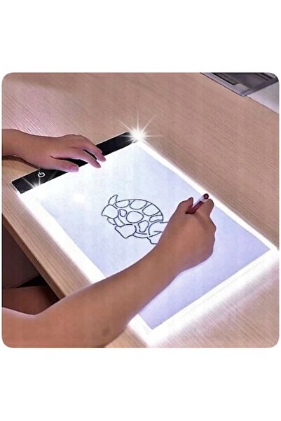 dalimag Tablă de desen A4 cu iluminare LED