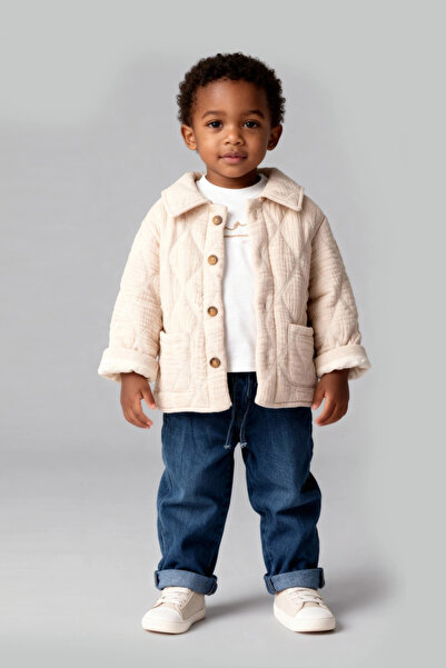 Kidmark Çocuk Modası Car-Themed Boys' Jacketed Three-Piece Set