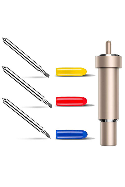 Choice1 مجموعة واحدة من شفرات القطع العميق الذهبية بزاوية 30/45/60 درجة، متوا...