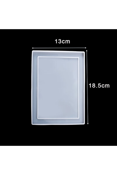 choice2 قالب سيليكون مستطيل الشكل 03 لإطار صور مستطيل، قالب راتنج إيبوكسي بيض...