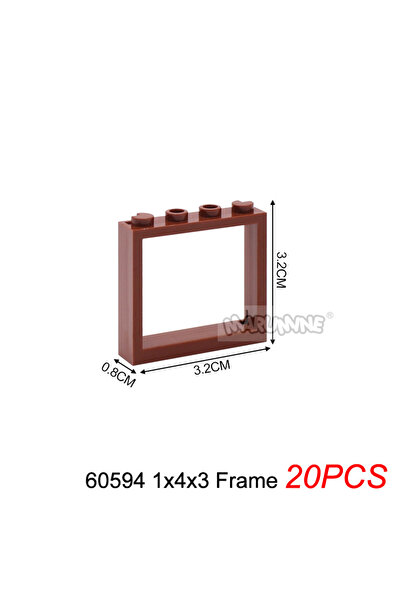 Choice5 60594 إطار 2 مارومين إم طوب إطار باب نافذة زجاج بناء طوب بناء أجزاء م...