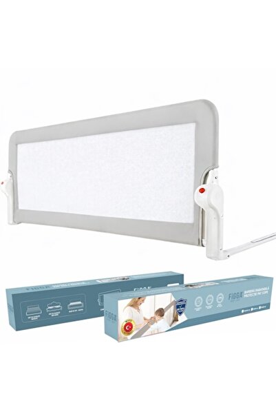 figga Protectie pat copii FiGGA®, bariera laterala margine pat 200 x 65 cm, r...