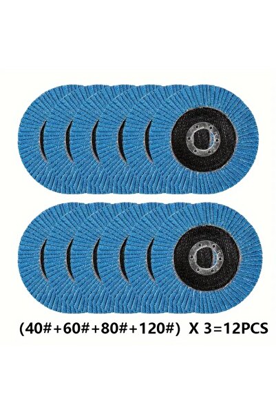 Choice 8 قطع، 4/8/12 قطعة، أقراص صنفرة معدنية بقطر 125 مم، شفرات عجلات جلاخة ...