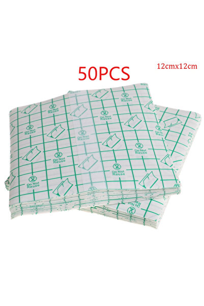 Choice 12x12cm 50pcs Waterproof Transparent Adhesive Wound Dressing Fixer Pla...