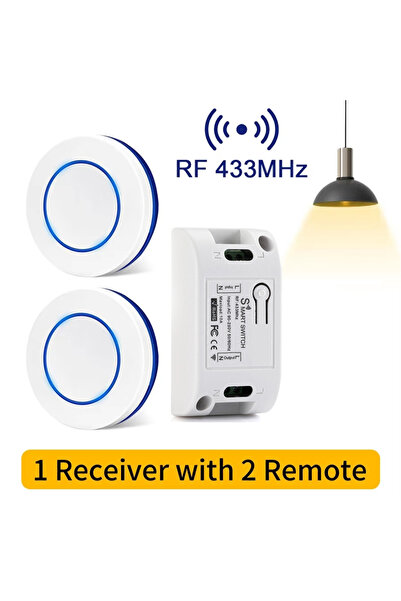 Choice3 جهاز استقبال واحد، جهازا تحكم عن بعد، مرحل 10 أمبير، مفتاح لوحة حائط ...