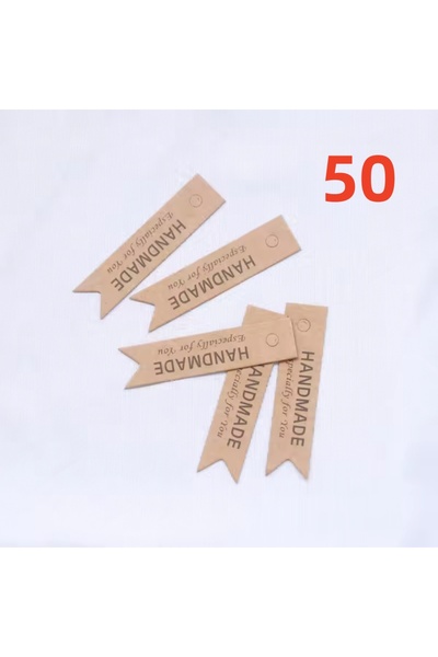 Choice8 ٥٠ قطعة من ملصقات الشموع البنية ١٠/٢٠/٥٠ قطعة، ملصقات شموع يدوية الصن...