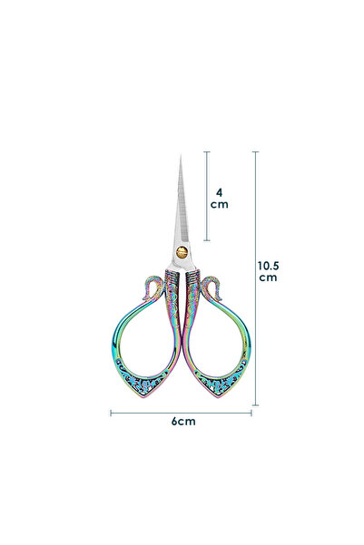 Choice4 03 Retro Sewing Needlework Scissors Stainless Steel Yarn Shears Cloth...