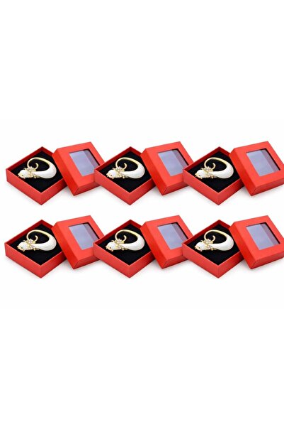 OEM Set of 6 Elegant Cat Martisor Brooches, White-Gold Enamel with Crystals