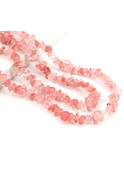 Choice59 16 بوصة (3-5 مم) خرز كوارتز الكرز 3-5 مم / 5-8 مم خرز العقيق الطبيعي...