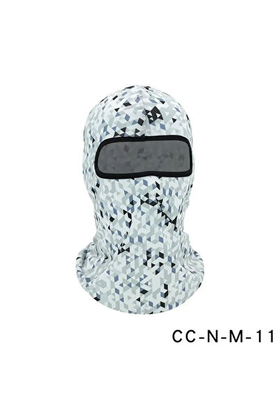 Choice8 CC-N-M-11 White Balaclava Motorcycle Face Mask Moto Helmet Bandana Ho...