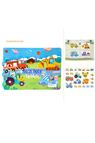 Choice ٠٠١ لعبة ألغاز كتاب هادئ ملصق، ألعاب تعليمية للأطفال، بطاقات أنشطة متك...