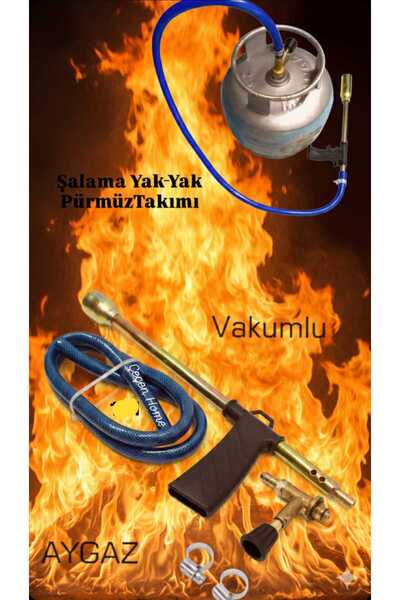 ÇEÇEN HOME Aygaz Vakumlu Pürmüz Siyah Saplı, Aygaz Tipi Pürmüz Yak-Yak Şalama...