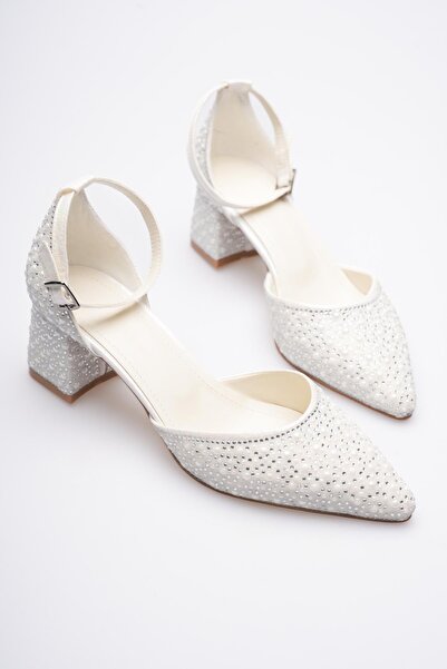 Egepass Bellavi̇zon Heel-Style Bridal Shoes Heel Height 5.5 cm