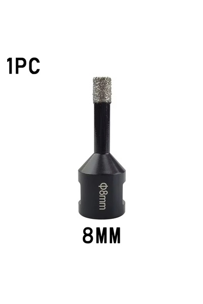 Choice18 مجموعة لقم حفر ماسية ملحومة بالتفريغ الجاف، مقاس 8 مم، قطعة واحدة، خ...