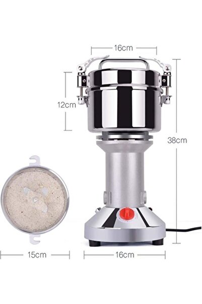 PUKON مطحنة مسحوق – 1500 واط، 350 غرام، مطحنة متعددة الأغراض عالية السرعة