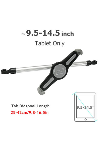 choice2 9 To 14.5 inch Tab Car Tablet Headrest Holder for 7-13" Tablets Adjus...