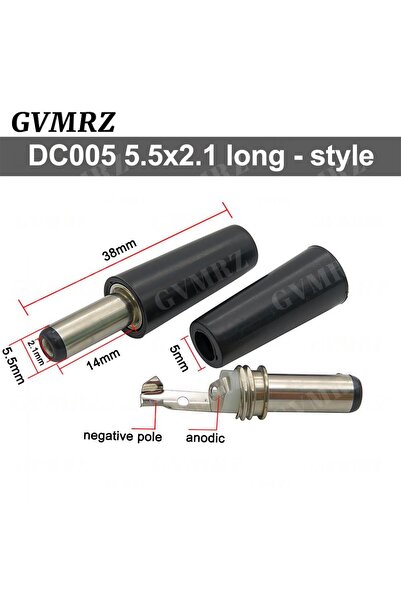 choice2 10PCS Type 15 10PCS DC Connectors 5.5x2.1mm 3.5x1.3mm DC Power Plug M...