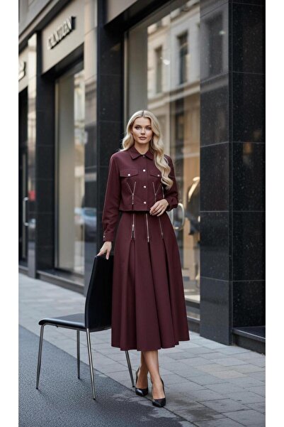 Gala Women's Set with Top Jacket and Skirt