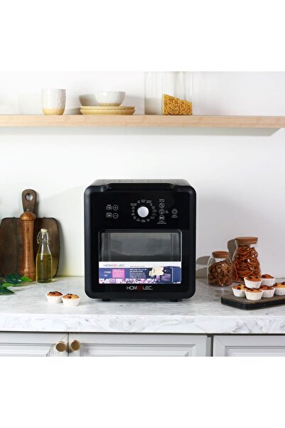 Home Elec مقلاة هوائية هوم إلك، 16 وظيفة، لون أسود، سعة 14 لتر