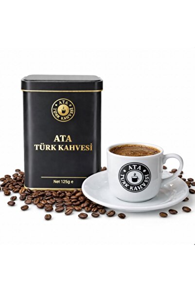 ATA TÜRKKAHVESİ 1 Adet Hediye Porselen Fincan Takımı + 125g. Ata Türk Kahvesi...