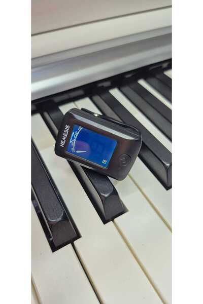 Turkuaz Tuner Nemesis Saz Bağlama Gitar Keman Ukulele Akort Cihazı Akort Alet...