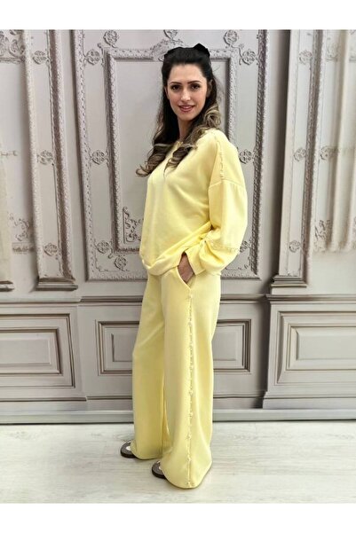 MAXORA SHOP Set with sewn pearls