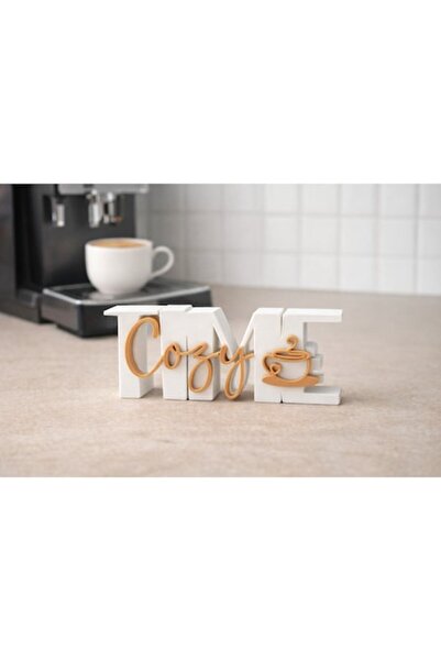 OEM Decorative statuette for the kitchen Coffee corner, text "Cozy Time", min...