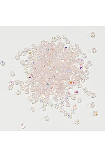 Choice28 48 100PCS 4MM Glass Bicone Shaped Beads Faceted Crystal Beads for fo...