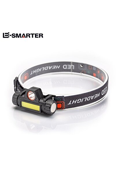 Choice1 مصباح أمامي LED COB سعة 101 جيجابايت قابل لإعادة الشحن، مصباح يدوي خا...