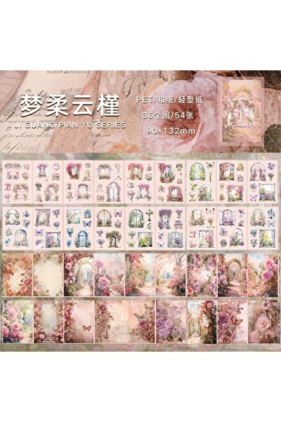 Choice1 مجموعة ملصقات PET ناعمة من B Dream، 54 قطعة/عبوة، كتيب إرشادي، ديكور ...