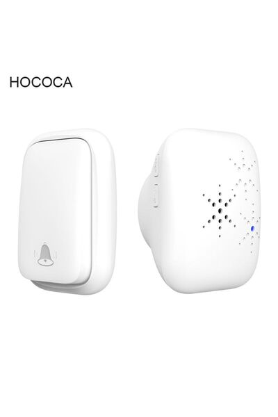 Choice34 UK Plug White 1 key 1 bell No Battery Waterproof Door Bell RF433 Hom...