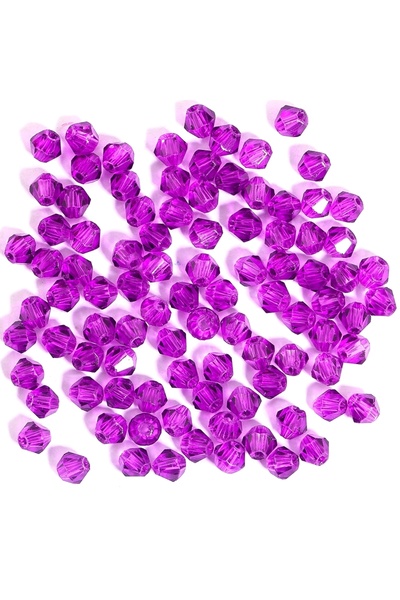 Choice17 4MM-100PCS 4 100Pcs 4MM Glass Beads Bicone Shaped Beads Faceted Crys...