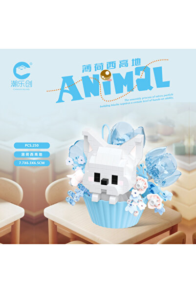 Choice10 بدون صندوق 7495 حلوى لطيفة حيوانات صغيرة باقة زهور في أصيص دمية كرتو...