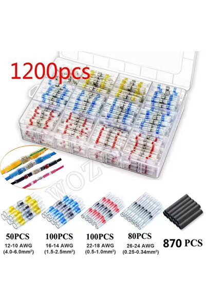 Choice3 1200pcs with box WOZOBUY Heat Shrinkable Wire Connectors SST21 Waterp...