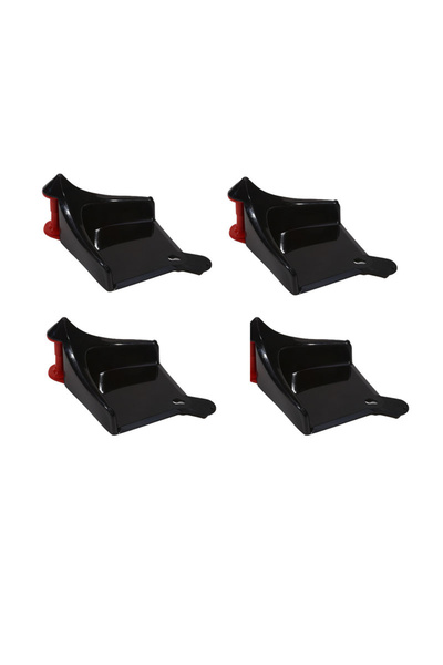 Choice4 4pcs Black 1/2/4pcs Car Hose Guide Tire Hose Roller For Car Washing D...