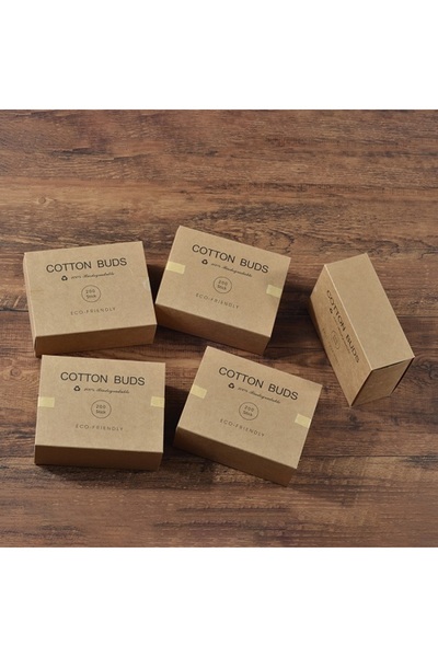 Choice5 1000 قطعة من قطن الأبيض مزدوج ، 1000 قطعة من أعواد قطن ملونة من بامبو...