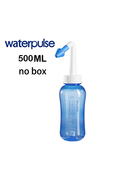 Choice4 بدون علبة، أزرق، 500 مل، 300/500 مل، جهاز ري الأنف Waterpulse، وعاء ن...