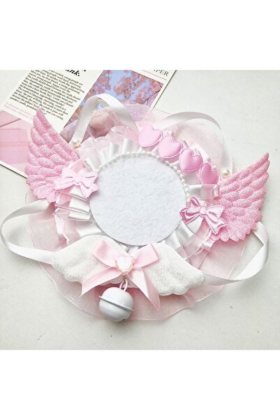 Choice1 pink Gorgeous Angel Wings Badge Holder for 58mm Pins, Game Anime Merc...