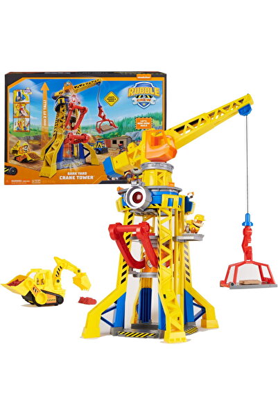 Spinmaster Spin Master Rubble & Crew - Set de joacă cu macara de fermă Constr...