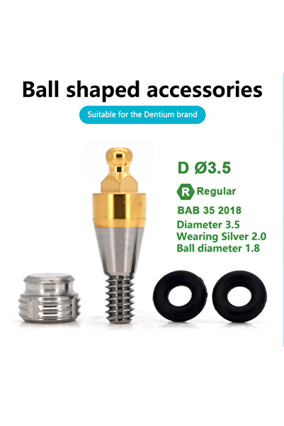 Choice3 BAB 35 20 أداة ملحقة لبرغي غطاء الكرة في مختبرات طب الأسنان، أداة است...