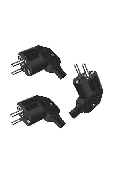 Choice1 مجموعة من 3 مقابس كهربائية بديلة قابلة لإعادة التوصيل، 250 فولت، 16 أ...